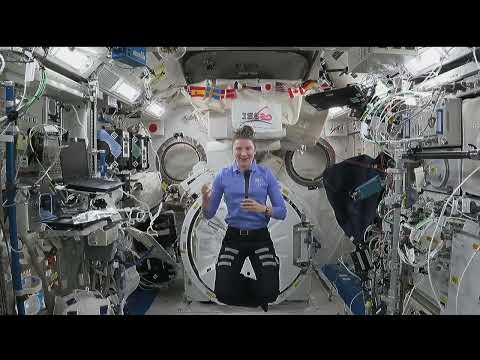 Expedition 66 Astronaut Kayla Barron Answers U.S. Navy, Student Questions - March 16, 2022