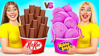 Bubble Gum vs Chocolate Food Challenge | Funny Challenges by Multi DO
