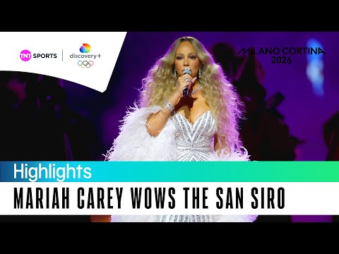 Mariah Carey's INCREDIBLE Live Performance at the Winter Olympics 2026 🤩 #MilanoCortina2026