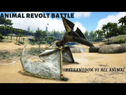 A R B S // Pteranodon Dinosaur Battles Pteranodon vs All Animals(Tıny Dınosaur Wars)