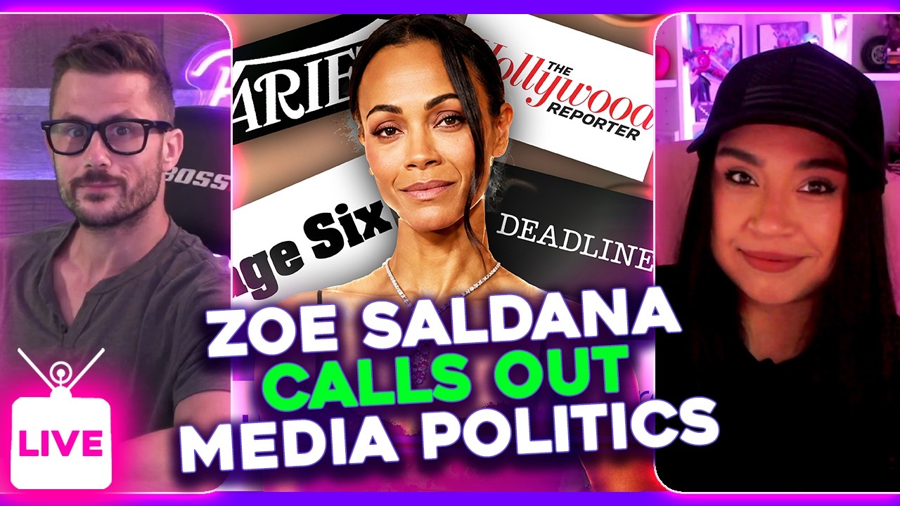 Zoe Saldana SLAMS Race Baiting Media, Jean Grey RETCONNED, Hollywood Has FAILED Women | Ep. 1113