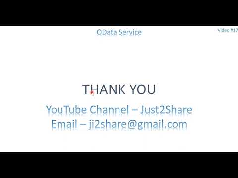Video 17: OData Service - Batch Process Part2