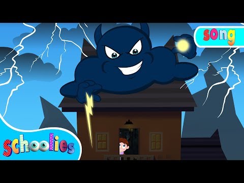 Thunder Lightning | Nursery Rhymes For Toddler Fun Videos For Children | Schoolies