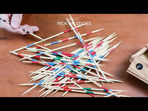 Wooden Pick Up Sticks Classic Kids Board Game