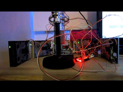 [Floppy Music] Raise This Barn on floppy drives!