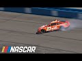 Bubba Wallace goes for a slide at Auto Club Speedway | NASCAR