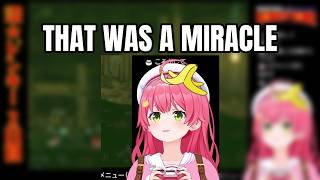 Miko's Impossible Jump Actually Works and Chat Goes Wild | Sakura Miko