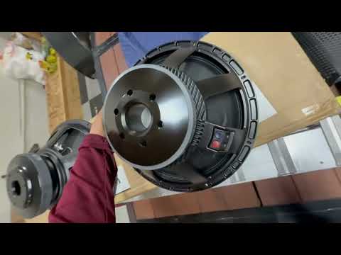 Ld Systems ICOA SUB 18 A tear-down and speaker replacement with RCF L18P400