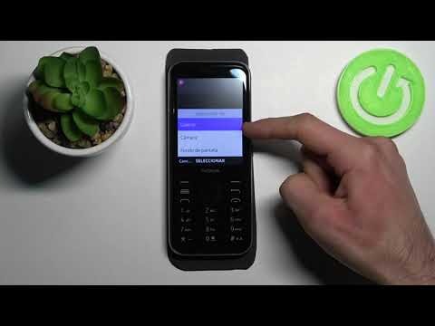 Cómo cambiar el fondo de pantalla en NOKIA 8000 4G - pantalla inicio y bloqueo