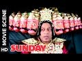 Irrfan Khan Becomes Raavan And Is Chased By A Dog Sunday Movie Scene Comedy