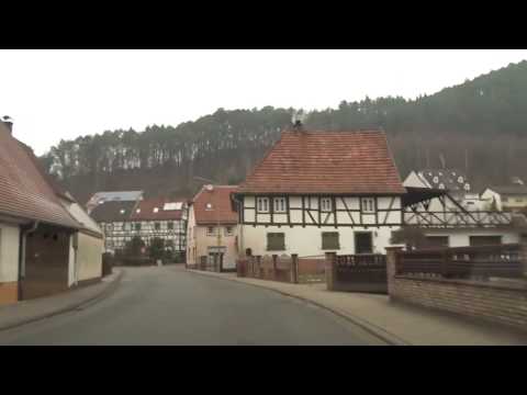 Autofahrt Hinterweidenthal bis Auffahrt B10 nach Pirmasens