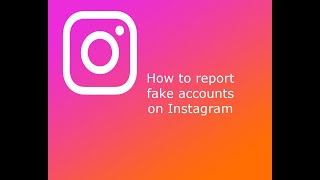 How to report a  fake profile to Instagram
