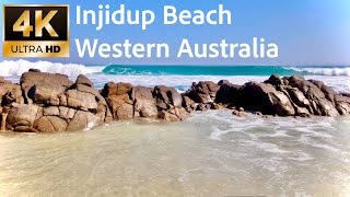 Injidup Beach, Western Australia - 4K Drone footage