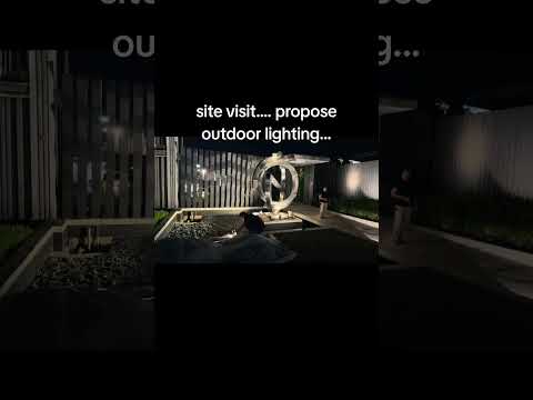 SITE VISIT TO PROPOSE OUTDOOR LIGHTING FROM JE LIGHTING
