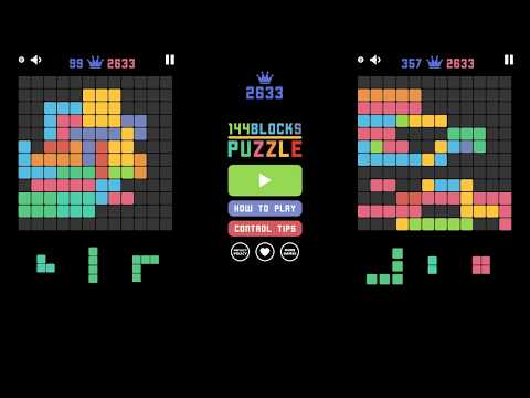 144 Blocks Puzzle Game