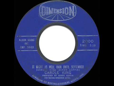 1962 HITS ARCHIVE: It Might As Well Rain Until September - Carole King