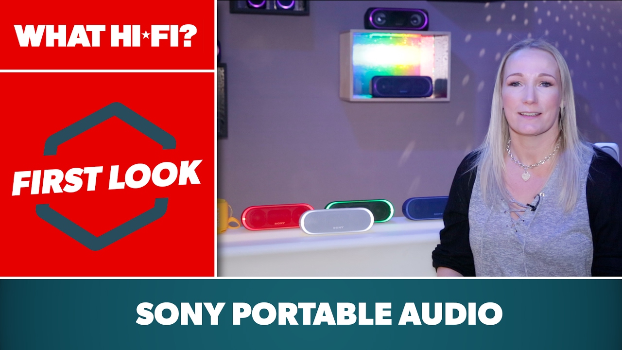 Sony portable audio range 2017 - first look - YouTube