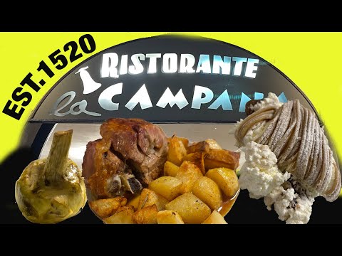 Comi no RESTAURANTE MAIS ANTIGO DE ROMA! - Você deveria?