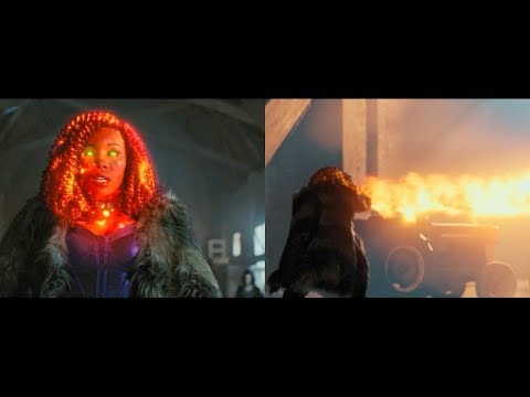 Starfire muestra sus poderes | Entrenamiento - DC TITANS 1X05 - Sub. Español.