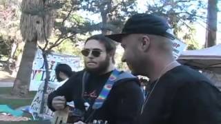 Tom Morello, Michelle Shocked, Esteban Gil, Nowman Occupy Music at Occupy LA Rally