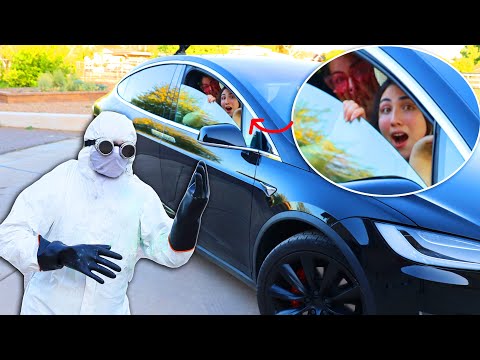CHEM 5 TRAPPED US FOR 24 HOURS IN THE TESLA WHILE GETTING OUR YOUTUBE HACKED!