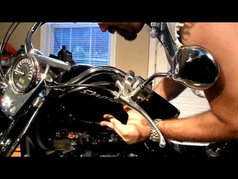 2009 Honda Shadow Aero 750 Fuel tank removal. (Part 2 of the lifter adjustment series.)
