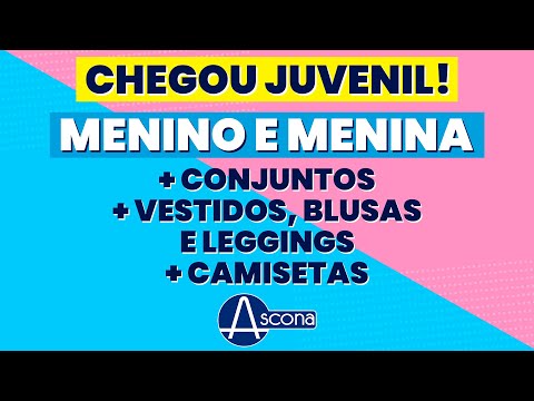 JUVENIL CHEGOU! CONJUNTOS, VESTIDOS, BLUSAS, CAMISETAS, LEGGINGS E SHORTS DE MENINA E MENINO!