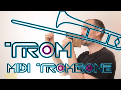 "TROM" - DIY MIDI trombone prototype - Featuring lip tension sensor and virtual slide.