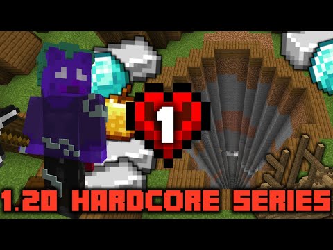 Insane Luck in Minecraft Hardcore 1.20!