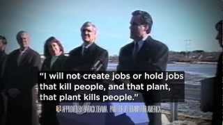 Obama for America's TV ad, "Not One of Us," running in coal states Ohio and Virginia.