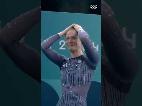 Grace and gold.🥹 #CocaCola #RealMagic #Paris2024