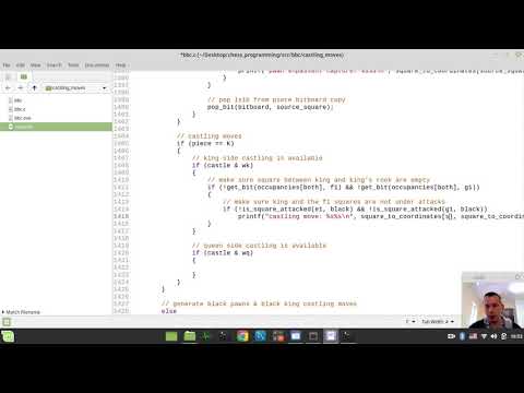 Bitboard CHESS ENGINE in C: generating CASTLING MOVES