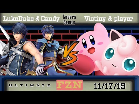 LukeDuke & CandyChicken (B) vs. Victiny & player (R) - Losers Semis - Flat Zone November