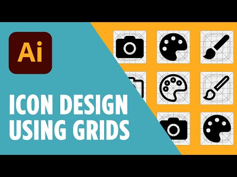 How to Design an Icon Library Using Grids in Adobe Illustrator - UX/UI - Material Design System