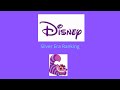 Disney Silver Era Ranking