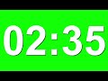 3 Minute Countdown Timer Animation On Green Screen No Copyright Stock Video Animations