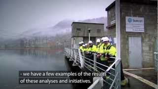 preview picture of video 'Safety near the hydro dams. Nore 1 power plant, Norway'