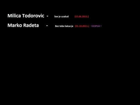 Marko Radeta - Bez tebe lakse je = Kopija pesme Milice Todorovic
