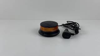 LED maják, 12-24V, 30x0, 7W oranžový, magnet, ECE R65 R10