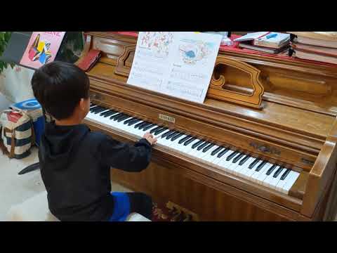 Piano learning Week 11 - Bastien prime level - Popcorn party
