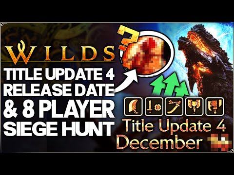 Monster Hunter Wilds - New HUGE Title Update 4 Reveals - Gogmazios Siege Hunt, Release Date & More!