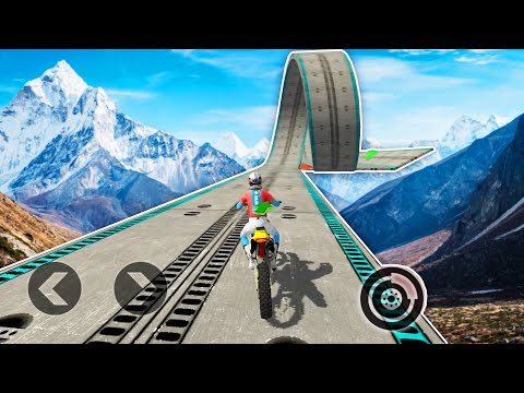 Impossible Motor Bike Tracks 3D - Hight Speed Bike Tracks - Levels 11-12 - Android Gameplay #3