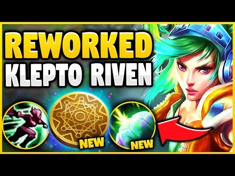 *REWORKED* KLEPTOMANCY RIVEN! (30 MIN FULL BUILD EVERY GAME) GOD-TIER TOP LANE! - League of Legends