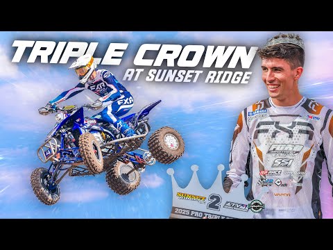 PRO TRIPLE CROWN at Sunset Ridge!! ATV MX Rd.6