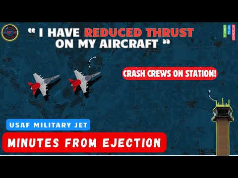 US Navy Pilot NEARLY EJECTS Before ATC Saves the Day! #atc