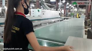 MÁY DÁN BIÊN | 2 NỒI KEO| KẾT HỢP BĂNG TẢI HỒI PHÔI