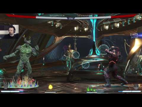 Injustice 2 1st MP gameplay pt9 - Swamp Thing vs. Bane (PHIL the Swamp Time!)
