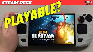 Deep Rock Galactic Survivor on the Steam Deck - Is it Playable?