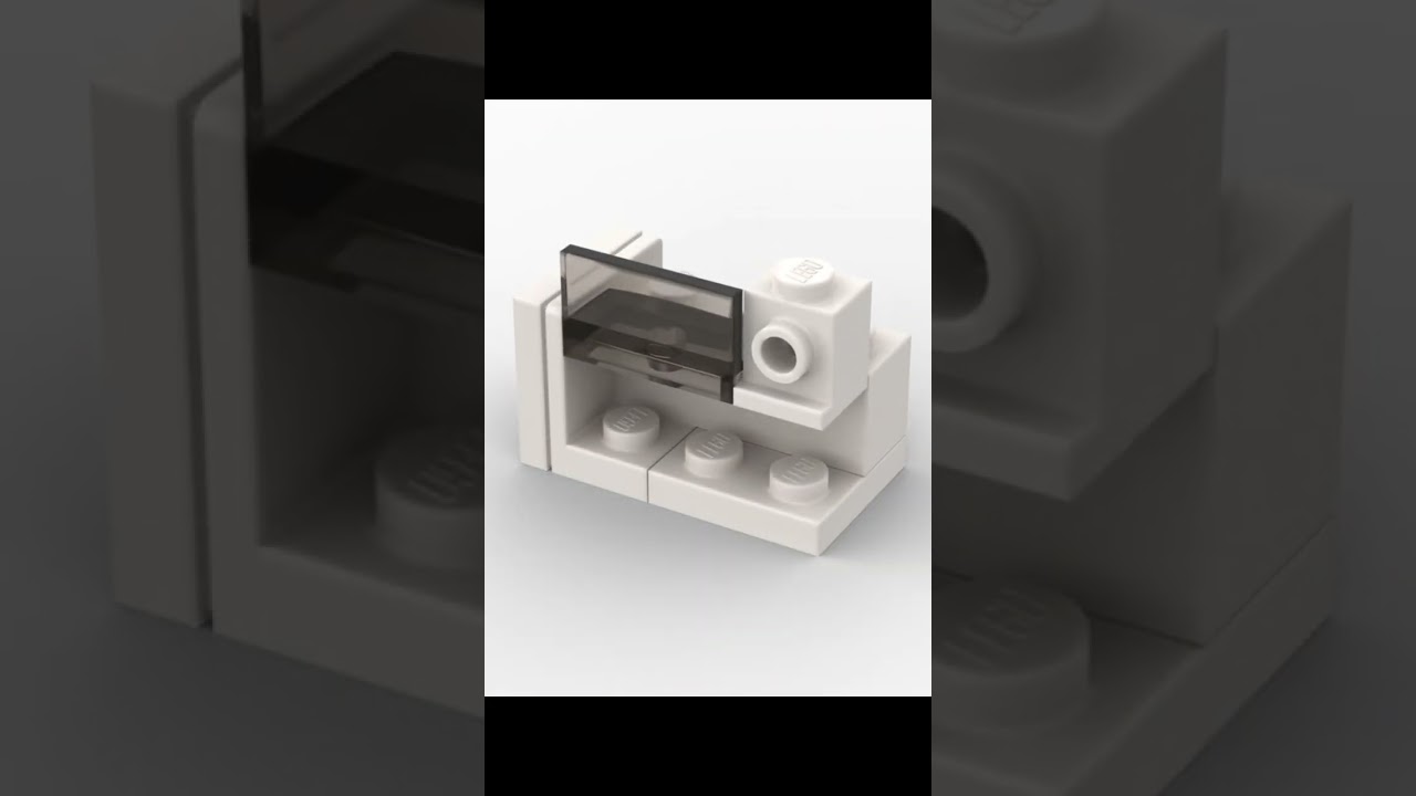 How to build a Microwave in Lego #lego #build