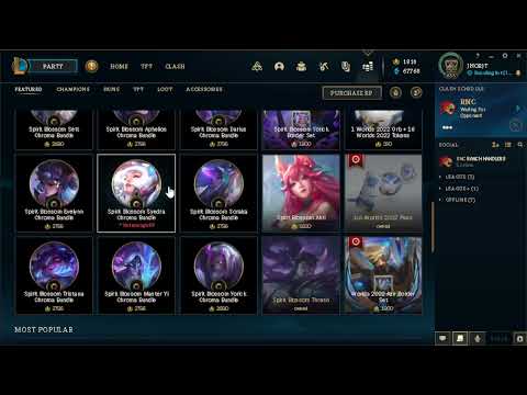 Buying Blood Moon Katarina In League Of Legends